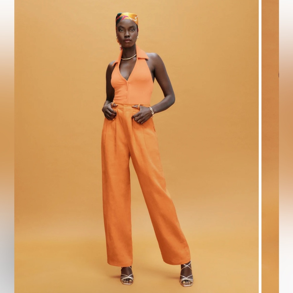 Reformation Vesta Pant Citrus - Size 2